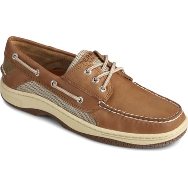 Sperry Billfish 3-Augen Leder Herren Bootsschuhe in Tan