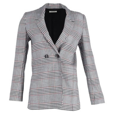 Anine Bing Madeleine Blazer in Grey Wool