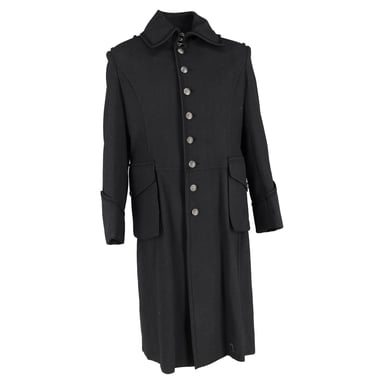 Dolce & Gabbana Übermantel aus schwarzer Wolle