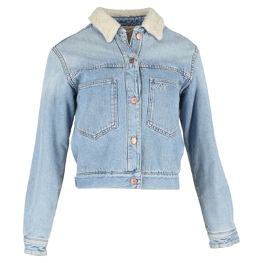 Isabel Marant Étoile Endlos Camden Jacke aus blauer Baumwoll-Denim