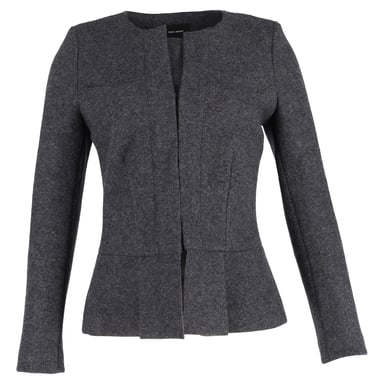 Isabel Marant Abendjacke aus grauer Merinowolle