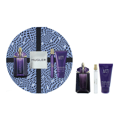 Mugler Alien Eau De Parfum 60ml, Körperlotion 50ml + Eau De Parfum 10ml Geschenkset