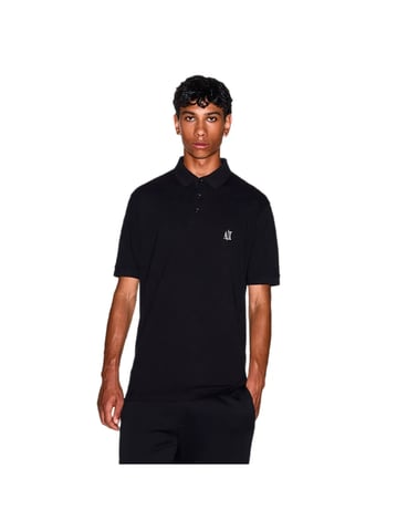Armani Exchange Herren AX Signature Polohemd