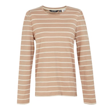 Regatta - "Federica II" T-Shirt für Damen Langärmlig (Warm Taupe/Helles Vanillegelb)
