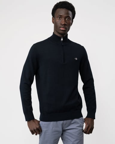 Gant Classic Cotton Half Zip Strickpullover