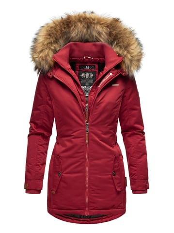 Marikoo Damen Winterjacke – Sanakoo, warm mit abnehmbarem Fellkragen