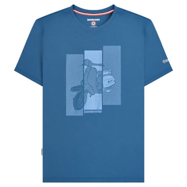 Lambretta Herren Scooter T-Shirt (Dunkelblau)