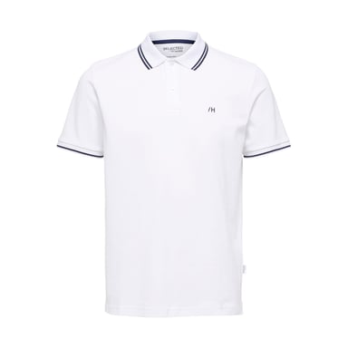 Ausgewähltes Poloshirt für Herren. Das Polo ist aus 100% Baumwolle und hat eine normale Passform.  Marke: SelectedModellname: Dante Sport PoloKategorie: Poloshirt für HerrenMaterialien: BaumwolleFarbe: weiß