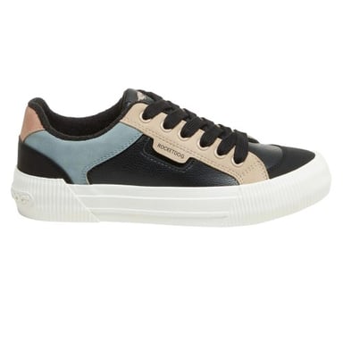 Rocket Dog - "Cheery" Blockfarben Sneaker für Damen (Schwarz)