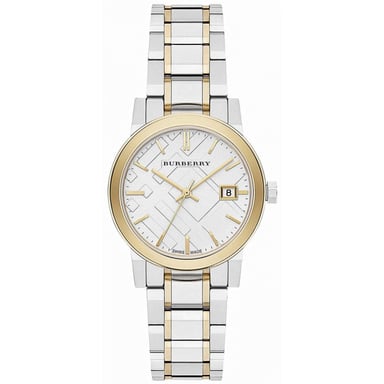Burberry Ladies Two Tone The City Watch BU9115 - Eleganter Zeitmesser