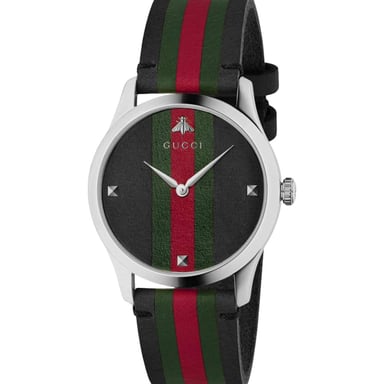 Gucci G-Timeless YA1264079 Herrenuhr - Elegantes schwarzes Zifferblatt