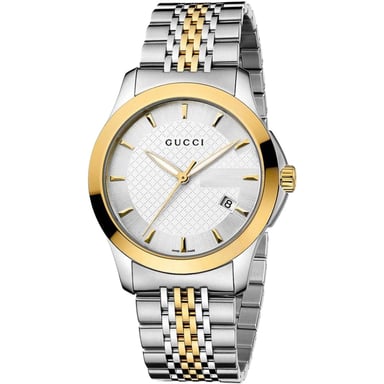 Gucci YA126409 G-Timeless Two-Tone Herrenuhr - Stilvolle Eleganz