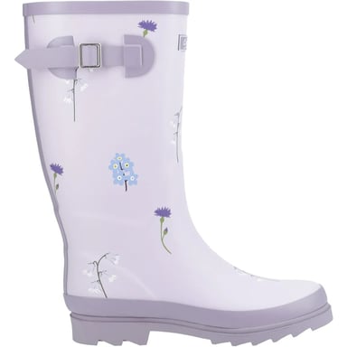 Cotswold Damen Wildblumen Gummistiefel (Flieder)