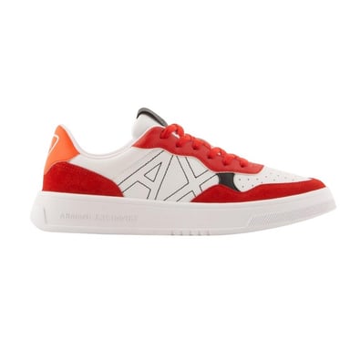 Armani Exchange - Sneaker für Herren (Weiß/Rot)
