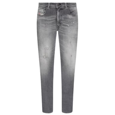 Diesel Herren 1979 Sleenker Ausgefranste Jeans (Grauer Denim)