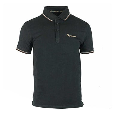 Aquascutum - Poloshirt für Herren/Damen Unisex (Schwarz)