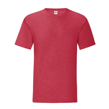 Fruit of the Loom - "Iconic" T-Shirt für Herren/Damen Unisex (Heide Rot)