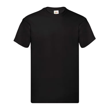 Fruit of the Loom - "Original" T-Shirt für Herren/Damen Unisex (Schwarz)