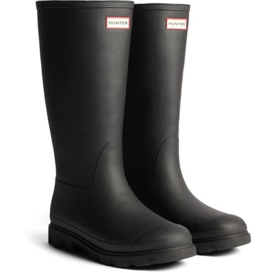 Hunter Downpour Hohe Isolierte Gummistiefel für Damen in Schwarz