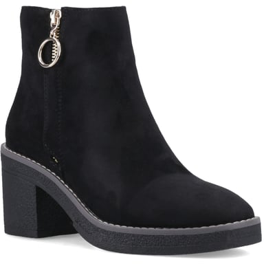 ONLY BABETTE Polyurethan Damen schwarze/goldene Absatzstiefeletten