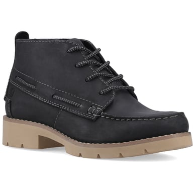 Sperry Savanna Leder Damen Stiefel Schwarz