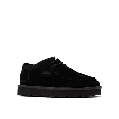 Clarks Originals Meare Wallabee Wildleder Herren Schwarz Schnürschuhe