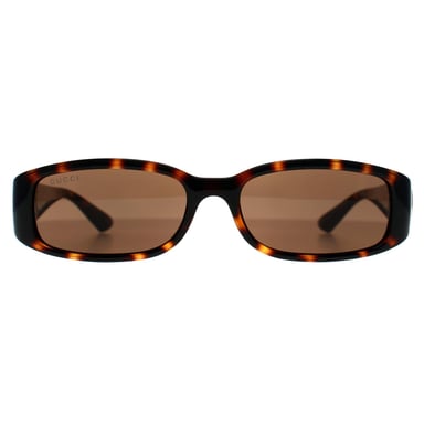 Gucci Rectangle Damen Braun Havanna Braun GG1661S