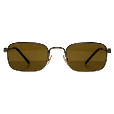 Miu Miu Rectangle Damen Altgold Dunkelbraun MU53AS