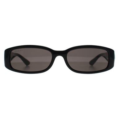 Gucci Rectangle Womens Schwarz Gold Grau GG1661S