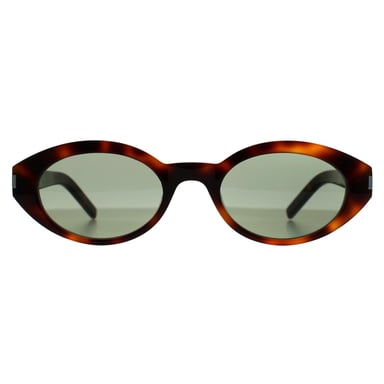 Saint Laurent Oval Damen Havanna Grün SL567