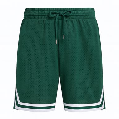 Mitchell & Ness Basic Mens Green Shorts