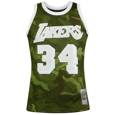 Mitchell & Ness NBA Los Angeles Lakers 34 O'Neal Swingman Jersey