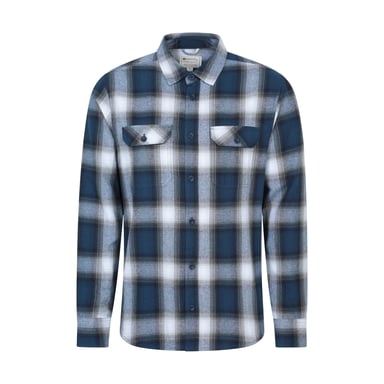 Mountain Warehouse - "Trace" Hemd für Herren Langärmlig (Maisblau)