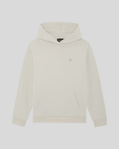 Lyle & Scott Jungen Heavy Weight Drop Shoulder Hoodie - Weiß