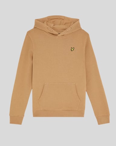 Lyle & Scott Jungen Loopback-Baumwoll-Hoodie - Braun
