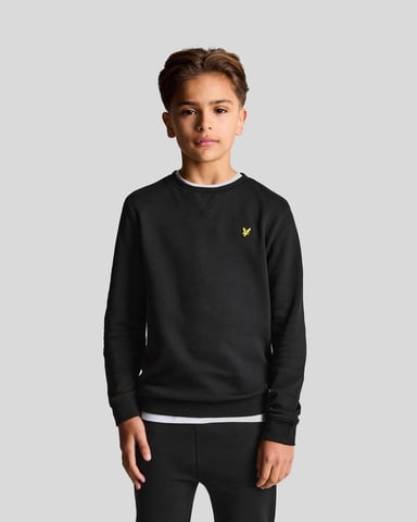 Lyle & Scott Jungen Klassisches Sweatshirt mit Rundhalsausschnitt - Schwarz