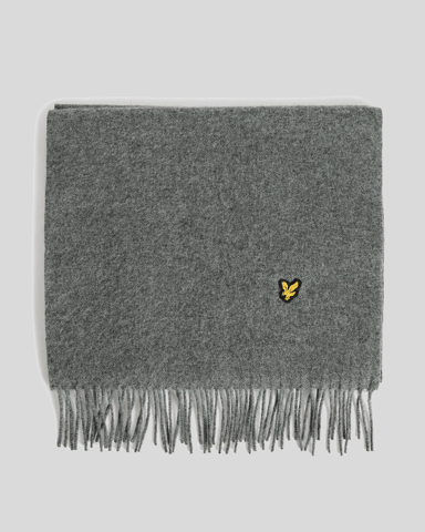 Lyle & Scott Schal aus Lammwollmischung - Grau