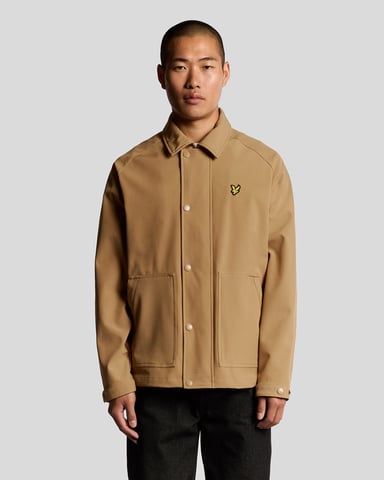 Lyle & Scott Softshell-Arbeitsjacke – Braun
