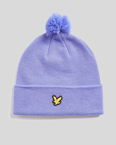Lyle & Scott Golf Beanie aus Merinowollmischung - Blau