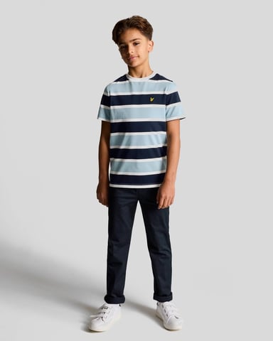 Lyle & Scott Jungen Gerade geschnittene Chino - Marineblau