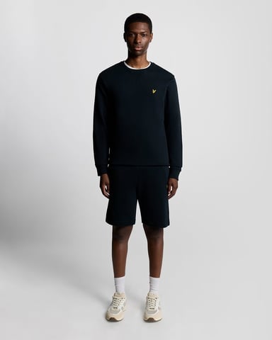 Lyle & Scott Baumwoll-Sweatshorts – Marineblau