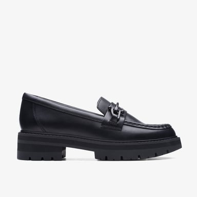 Orianna Bit Schwarze Lederschuhe
