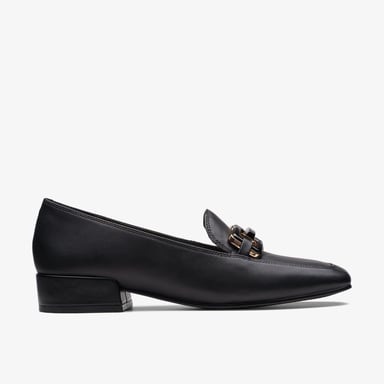 Seren 30 Einfache schwarze Lederschuhe
