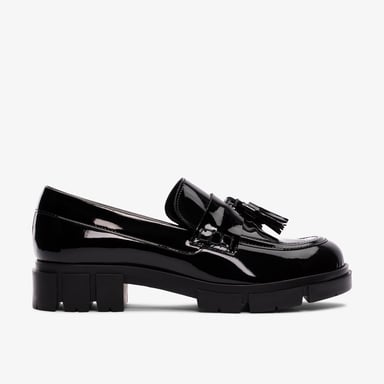 Teala Loafer Schwarze Lackschuhe
