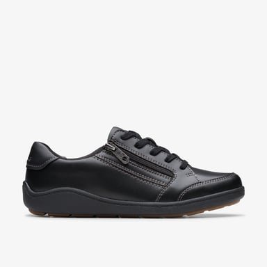 Bryianne Bayla Schwarze Leder-Sneaker