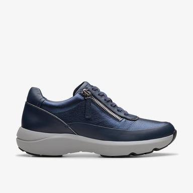 Tivoli Zip Marineblaue Kombi-Sneaker