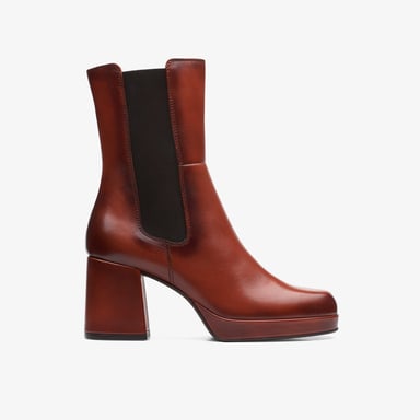 Pique Up Dunkelbraune Lea Stiefel