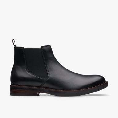 Paulson Up schwarze Lederstiefel
