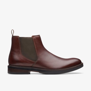 Paulson Up Mahagoni-Lederstiefel