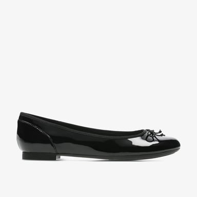Couture Bloom Schwarze Patenschuhe